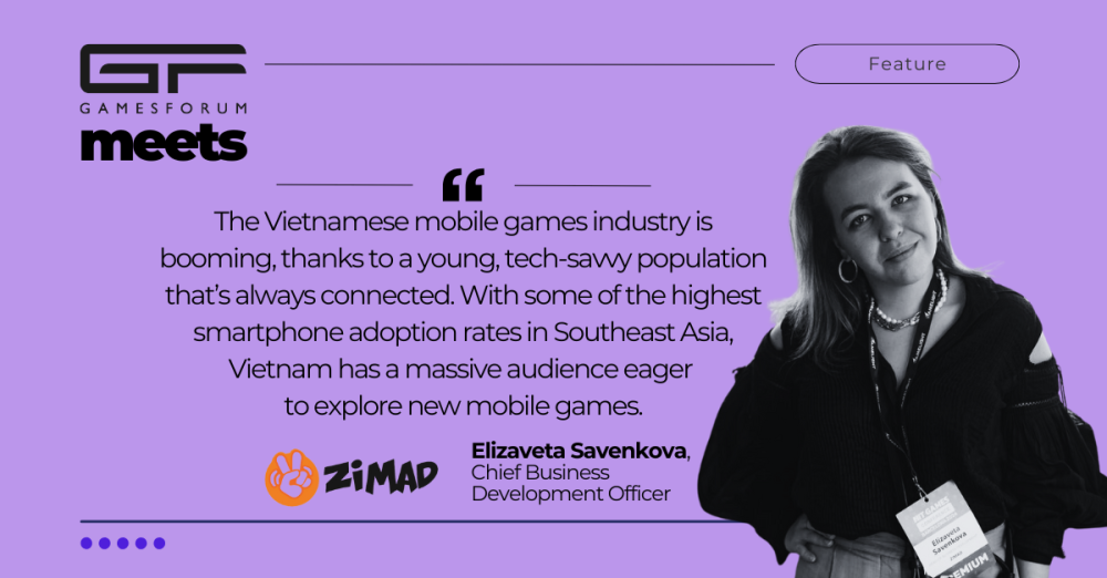 Gamesforum meets: Elizaveta Savenkova. CBDO, ZiMAD image